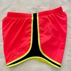 Nike - Women’s - Dri-Fit - Athletic Shorts - Neon